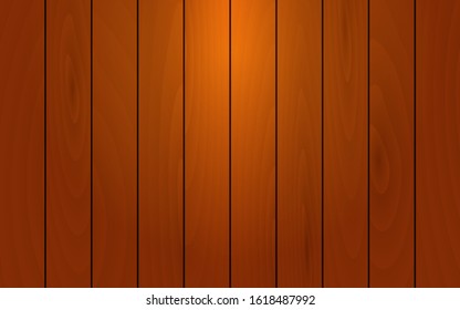 Realistic brown wood texture. Vector design for use element mock up, background design, text message, vintage concept