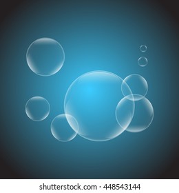 Realistic Bubble design vector Illustrator EPS10