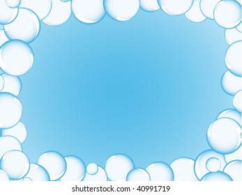 Realistic bubble frame