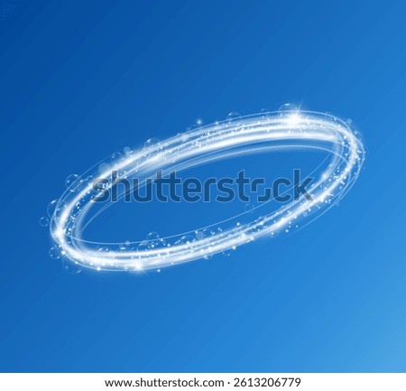 Realistic bubbles slowly fly, creating a vortex of transparent circles that shimmer in the sun.