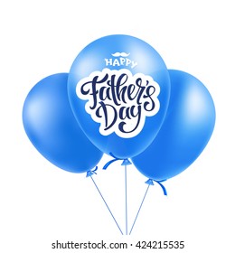 Realistic Bunch of Birthday Balloons Flying for Party and Celebrations With Space for Message Isolated in White Background