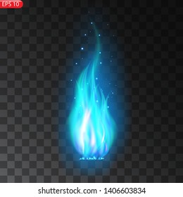 Realistic burning fire flames vector effect with transparency for design. Trail of fire.Burning flames translucent elements special Effect