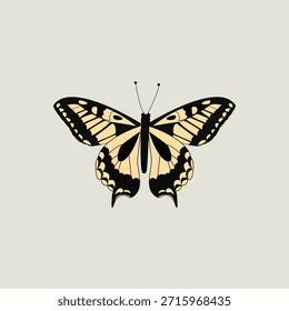 Un Arte vectorial mariposa realista