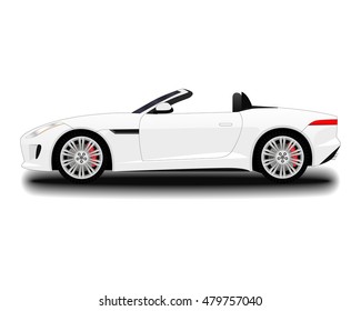 realistic cabriolet car.