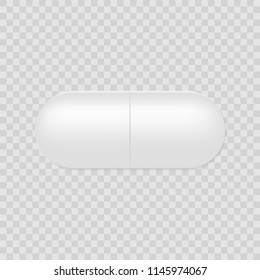 Realistic capsule pill