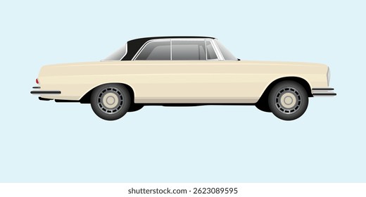 Realistic Car, Pickup and Vehicle Vector Illustration 