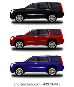 realistic car. SUV