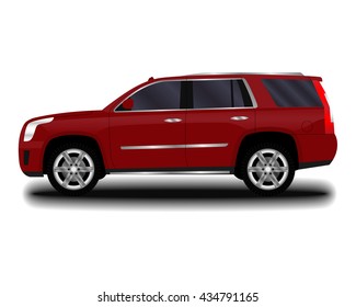 realistic car. SUV