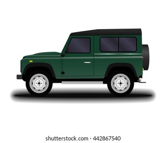 realistic car. SUV