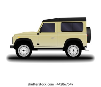 camión realista. SUV