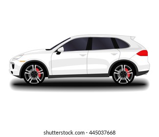 realistic car. SUV