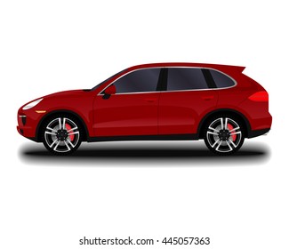 realistic car. SUV