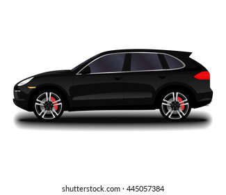 realistic car. SUV