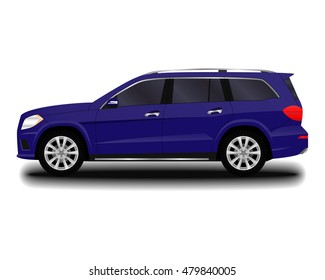 realistic car. SUV