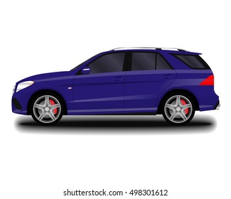 realistic car. SUV