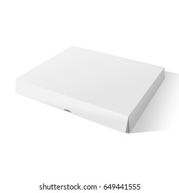 Realistic cardboard Box Mockup with Shadows