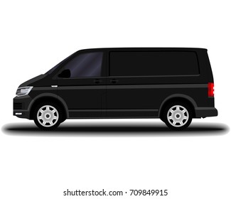 realistic cargo van.