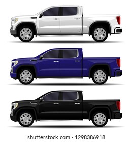 1,574 Realistic Pickup Truck Images, Stock Photos & Vectors 