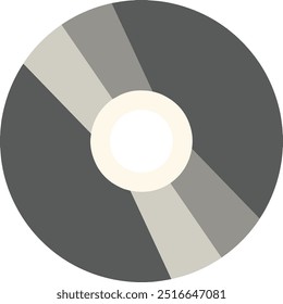 Realistische CD DVD Symbol Vektorgrafik