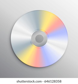 realistic cd mockup design template