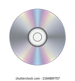 Realistic cd vector illustration design.