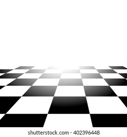 Realistic Chess Board Abstract Vector Background