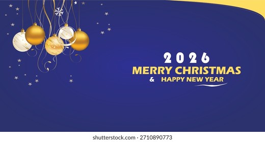 Fondo de Navidades realistas con decoraciones de Navidad