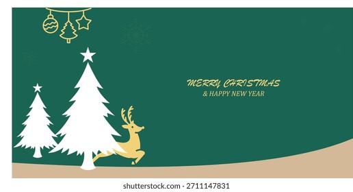 Realistischer Weihnachtshintergrund mit Weihnachtsdekorationen