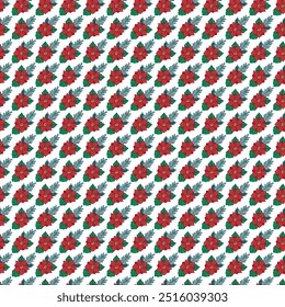 Realistic christmas celebration pattern design.The theme of the new year and Christmas.