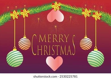 Realistic Christmas and happy new year background template with fire work and light effect.