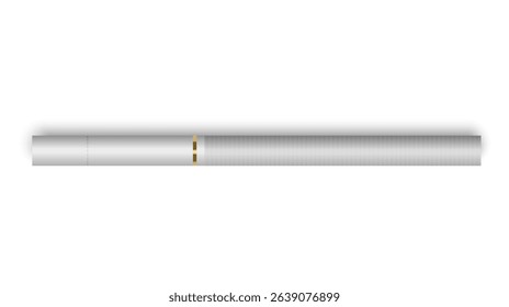 A realistic cigarette symbolizing quitting smoking in favor of health