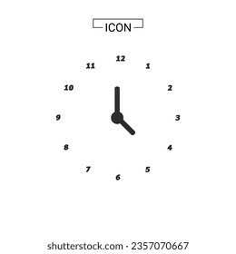 reloj análogo en forma de círculo realista