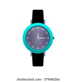 Realistic classical wristwatch