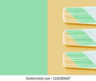 Realistic clean and pastel icecream, vector illustration