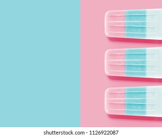 Realistic clean and pastel icecream, vector illustration