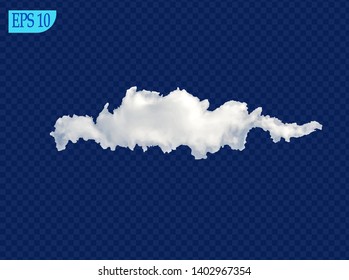 Realistic  cloud illustration. High resolution