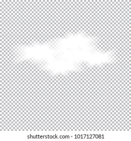 Realistic Cloud isolated on a transparent background