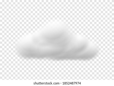 realistic cloud vectors isolated on transparency background ep75