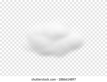 realistic cloud vectors isolated on transparency background ep89