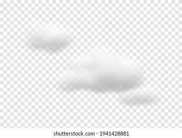 Realistic 5 Step Cloud Vectors Isolated Stock Vector (Royalty Free ...