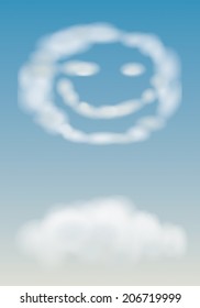 Realistic clouds set