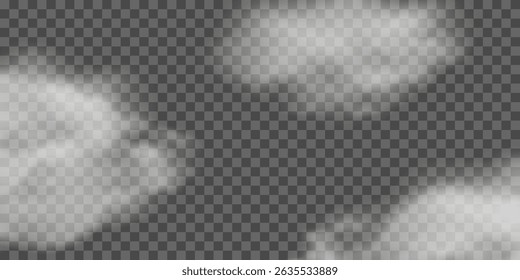 Realistic clouds and smoke, fog. Vector illustration.