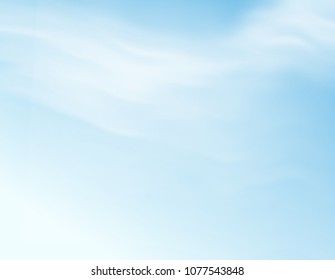 Realistic cloudy sky illustration - vector eps10