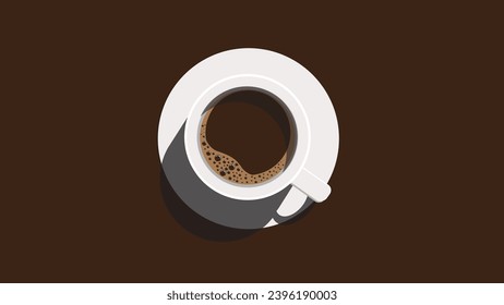 realistic coffee cup design, 3d cup of coffee