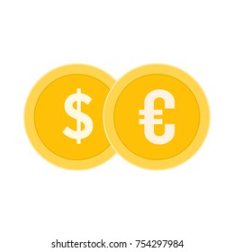 Realistic Coin Vector Icon Design Template. Gold Coin Stack vector Illustration.