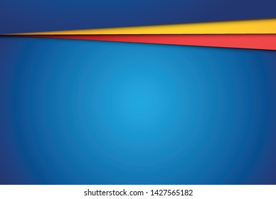 Realistic colorful sheets of papers, vector illustration
