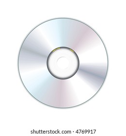 realistic compact disc - vector