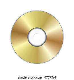 realistic compact disc - vector