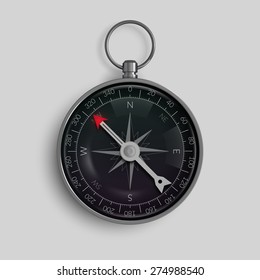 Realistic Compass, Vector EPS10 Illustration