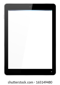 Realistic computer tablet - vector layered grouped and with a separate layer to easily add your own image to screen